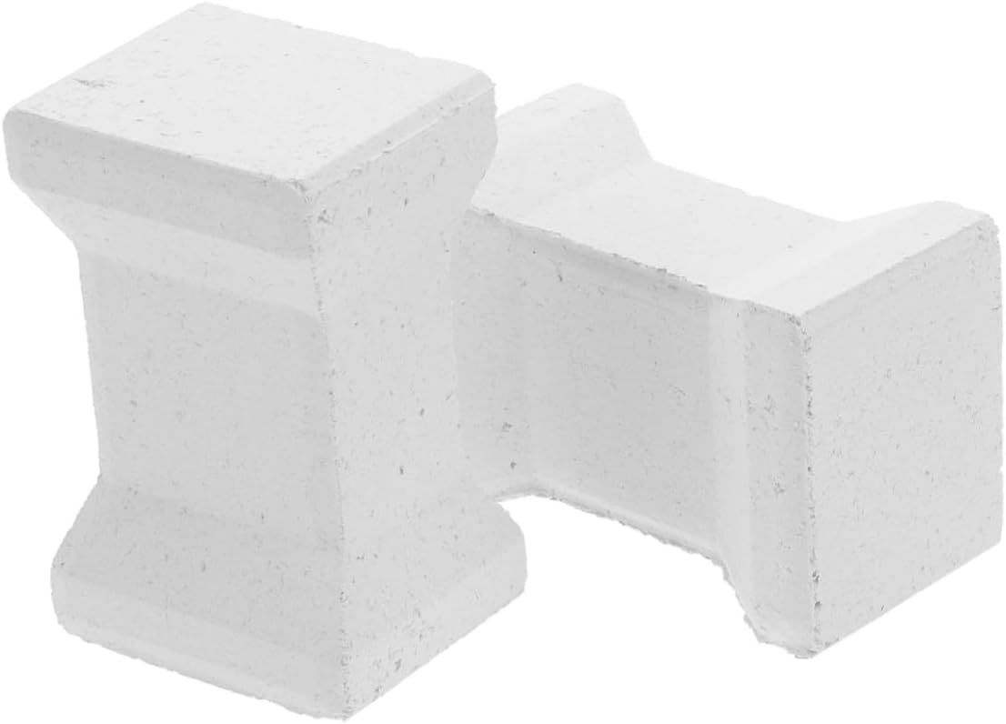 Gatuida 2pcs Electric Kiln Support Pillar 10cm Ceramic Firing Bracket Kiln Shed Accessories for Pottery Artists