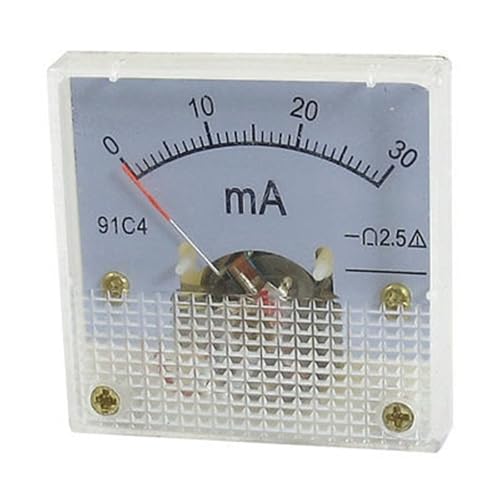 Ampèremètre analogique 91C4 DC 0-30 mA pour mesures précises de courant continu