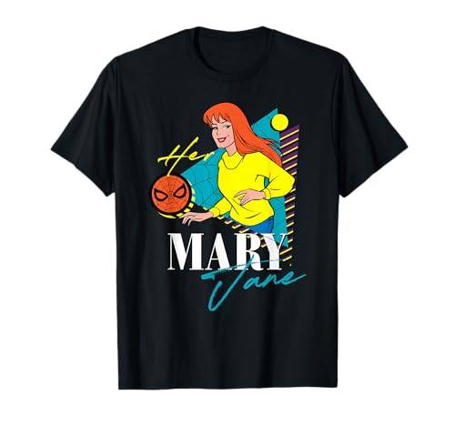 Marvel Spider-Man Retro Couples Matching Her Mary Jane T-Shirt