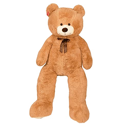 Kangaroo 62 Giant Teddy Bear Stuffed Animal | Easter Toys Stuffed Animals For Girls & Boys I Baby Shower Cute Plushies Kids Toddler Toys I Easter Plush Brown Big Teddy Bear For Girlfriend Easter Gifts #TOP1