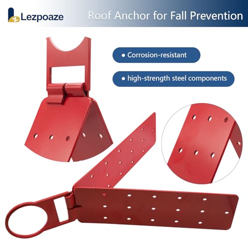 Image of Stainless Steel Roof Anchor Bracket - Heavy-Duty Fall Protection for Roofing & Construction, OSHA /ANSI Compliant, Corrosion Resistant