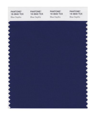 PANTONE Smart 19-3940X Color Swatch Card, Blue Depths