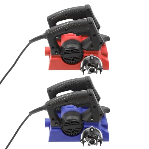 Piallatrice elettrica da parete, 1300 W, con cavo, profondità di serraggio fino a 4 mm, per pale di stucco, calce, vernice, pareti in stucco, blu