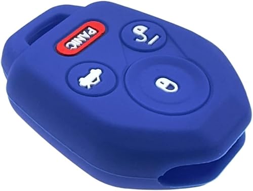 Vista 20 de Funda de goma de silicona para llavero compatible con Subaru Crosstrek Forester Impreza Legacy Outback Tribeca WRX STI XV Crosstrek Ascent 2008-2023