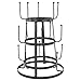 MyGift Vintage Rustic Gray Iron Mug / Cup / Glass Bottle Organizer Tree Drying Rack Stand