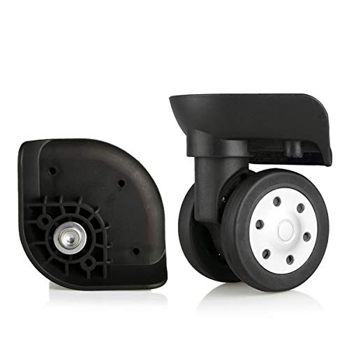 Luggage Wheel,Luggage Suitcase Wheels, 360 Degree Swivel Luggage Mute Wheel Suitcase Replacement Repair Wheels Parts Spinner (W191#)