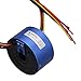 CNBTR 6 Wires 12.7MM Hole Dia Current Conductors Circuits Through Hole Slip Ring 380V AC/DC 10A Power Collector Ring 54mm
