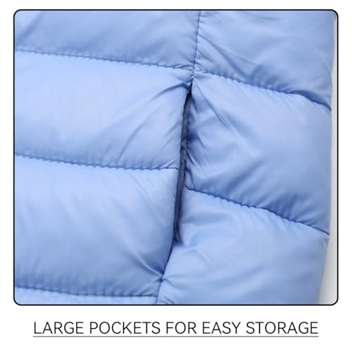 Boy and Girls Waterproof Coat Winter Lightweight Puffer Jackets Hooded Outerwear4