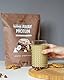 Nutri + Veganes Proteinpulver Hazelnut Cookie - Milk Away Vegan Protein ohne Soja 1 kg - 5k Eiweiß Shake mit Buchweizen - Eiweißpulver Haselnuss