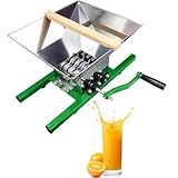UTILISATION POLYVALENTE - Parfait pour une grande variété de fruits et légumes, ce broyeur et presse-fruits excelle dans la préparation des pommes, poires, raisins, prunes, baies et autres fruits pour l'extraction du jus. Sa conception polyvalente permet une utilisation partout, ce qui en fait un outil pratique pour les cuisines domestiques, les vergers ou les petites exploitations agricoles.