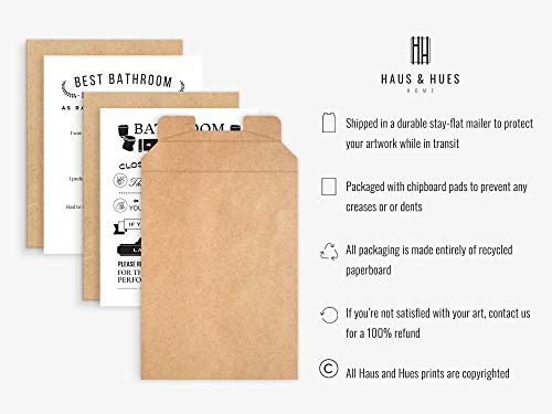 Haus And Hues Funny Bathroom Signs Bathr Buy Online In Kenya At Desertcart