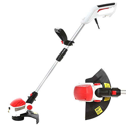 NETTA Grass Trimmer Strimmer, Electric Grass Cutter Garden Tool, Automatic Line Feed, Adjustable Handle,Cutting Diameter 29 cm - 550W