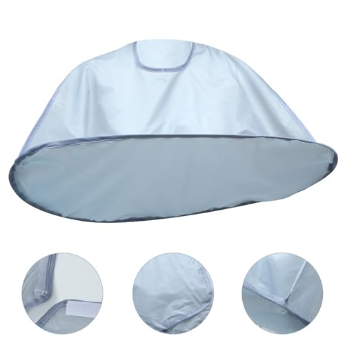 Capa impermeable para corte de cabello gris unisex miniatura 5