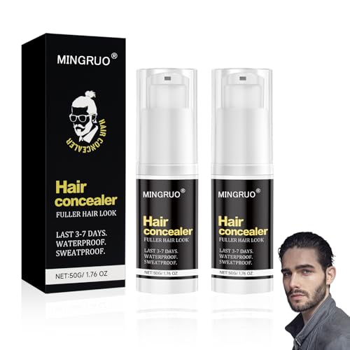 MINGRUO 2Pcs Corrector Para Cabello, Crema para cubrir el cabello, Corrector capilar Resistente al Agua, Cubrepuntos Voluminizador Capilar, Cubre Raíces