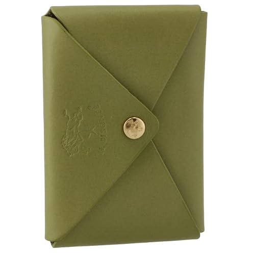 IL BISONTE(イルビゾンテ) 名刺入れ メンズ CLASSIC カードケース ALGA MARINA/CARTA ZUCCHERO/CARAMEL/VERDE/OLIVA CHIARO/NERO/TORTORA/NATURALE/ROSA PALLIDO SCC031-PG0001 [並行輸入品]