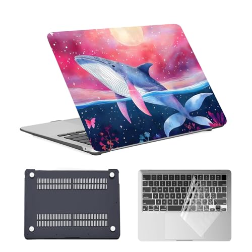 Funda MacBook Air 13 2017 carcasa mar para estudiantes y trabajo remoto en cafeterías A1466 A1369