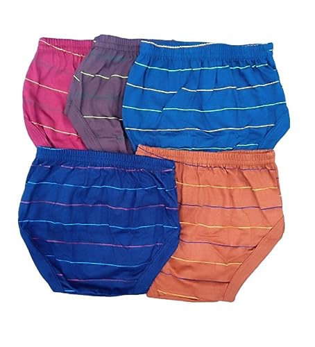 Image of Mom's Touch - Kids /Baby /Boy /Girl /Unisex - Bloomer,Panty, Brief, Underwear,Shorts, Drawer (0 to 13 Years) - Value Pack of 5 Pcs