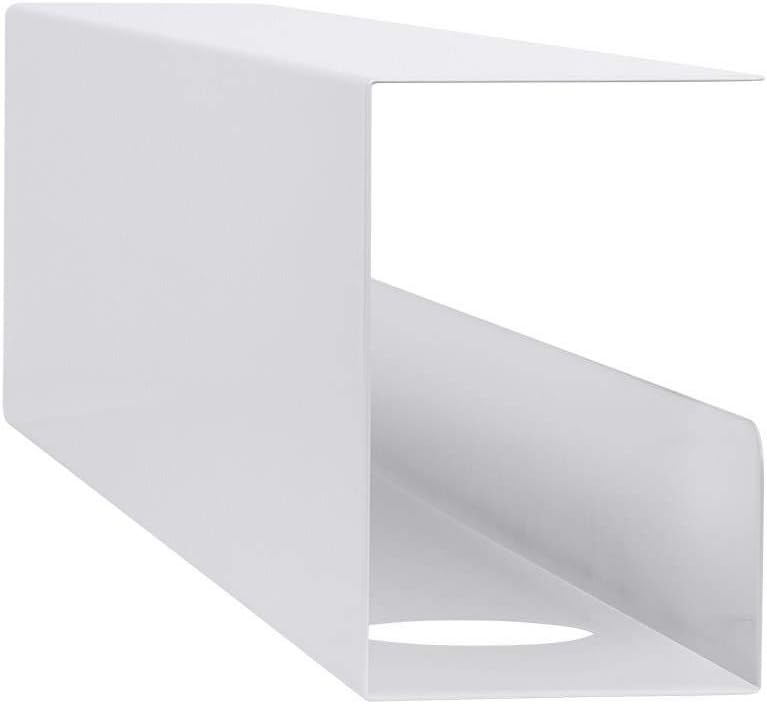 Monoprice Under Desk Cable Tray - Steel with Power Supply and Wire Management - Workstream Collection White : Electronics