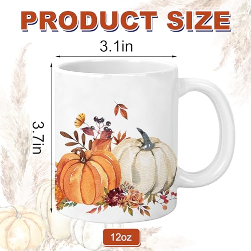 Taza de cerámica otoñal Whaline 12 oz miniatura 2