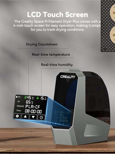 Image of Creality Space Pi Filament Dryer Box, Double 360 Heating with Fan & Touch Screen, 3D Printer Dry Box for PLA PETG ABS TPU Nylon (1.75 /2.85 /3mm)
