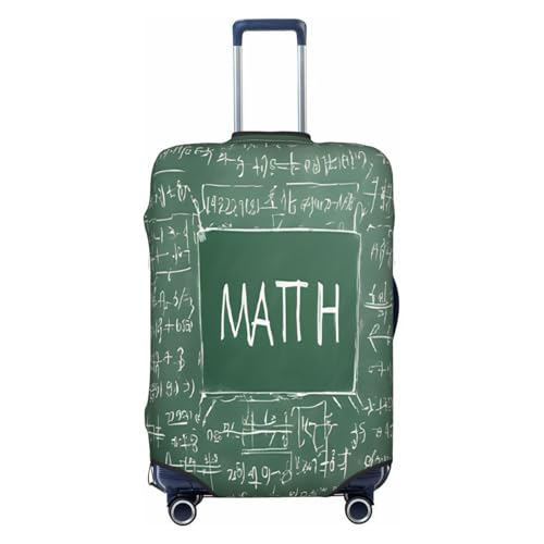 Luggage Covers For Suitcase Formulas Shapes Theory Math Lesson Word Print Suitcase Cover Elastic Luggage Covers Suitcase Protector 18-32 Inch