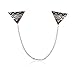 SIYWINA New Simple Elegant Fashion Triangle Collar Pin Brooch Classic Design