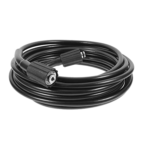 IWOWHERO Pvc Washer Hose for Pressure Washer 8m Long Heavy Duty Explosion-proof Garden Hose Nozzles