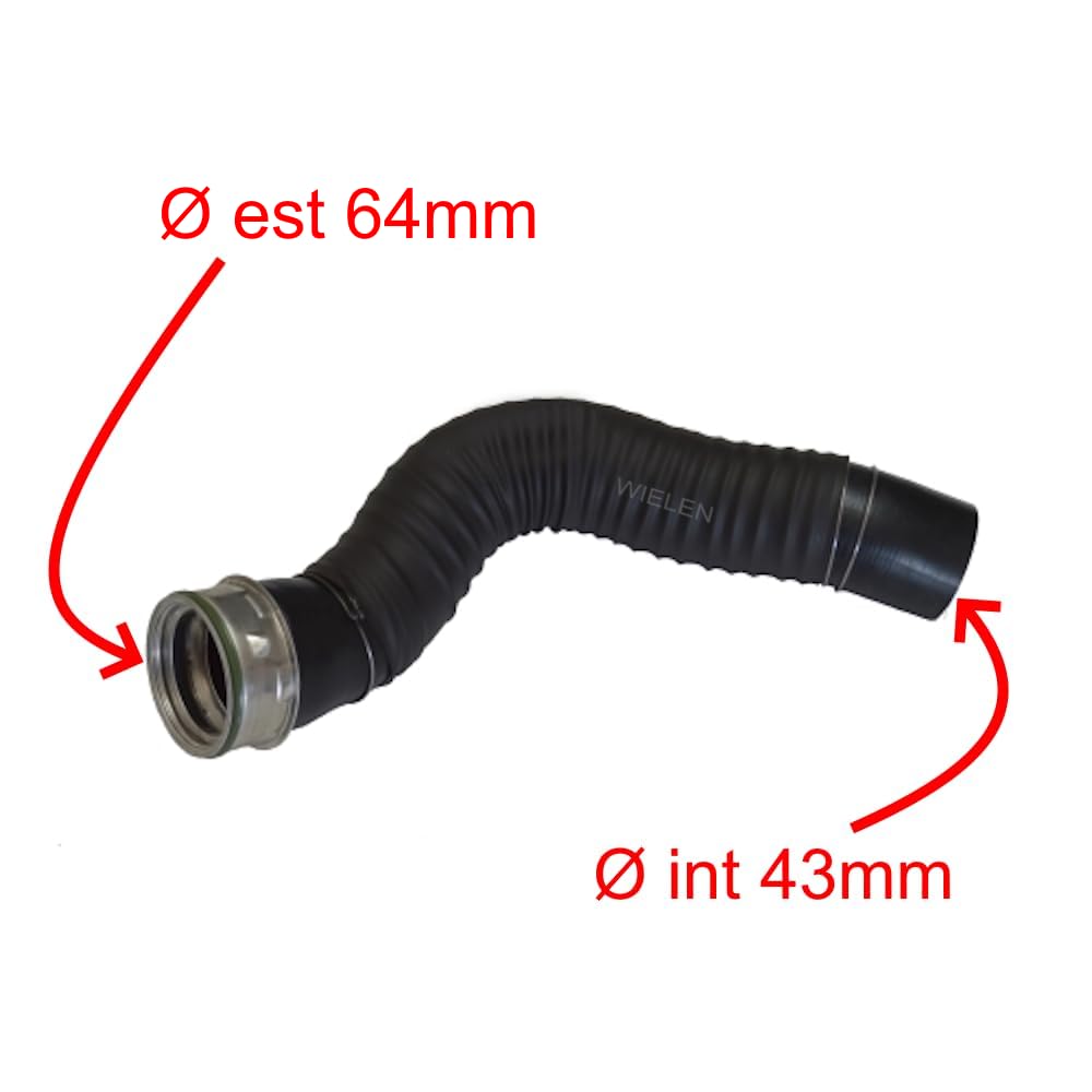 Manguito intercooler para Audi Q7, Quattro 4.2 TDI Turbo Tubo 7L8145968 7L8 145 968 7L8145968A 7L8 145 968A
