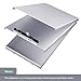 Sunnyclip Aluminum Clipboard with Storage(Memo Size), Recycled Metal Form Holder Binder Fits Paper Size up to 5.66 x 9.5 inches, A5 Size