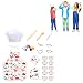 VENTDOUCE Set da Forno per Bambini - Giocattoli per Giochi di Ruolo Pastello,Articoli da Forno Giocattoli per Giochi di Ruolo Regalo per Bambini dai 3 Anni in su