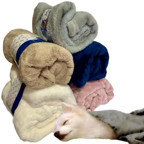 Kit 2 Mantas Soft Cobertor Pet Cachorro Gato Mantas Mantinha Marca Bacon Born (Kit Misto - 1 Macho -
