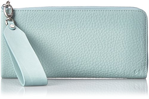 Skagen Hanne L-Zip Wallet, Skagen Sage, One Size