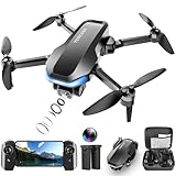 Drone with Camera for Adults, WiFi 1080P HD Camera FPV Live Video, Foldable Remote Control Quadcopter, Gravity Control,Headless Mode, One Key Start, Drone for Kids Toys Gifts or Beginners