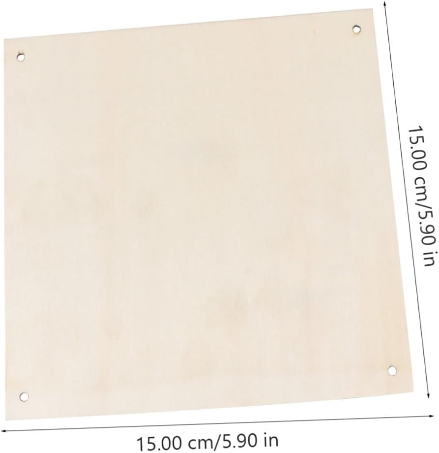 Tofficu 2pcs Wooden Hanging Boards Blank Message Board for Creative Art Drawing for Home Cafes Bars Restaurants for Birthdays Anniversaries Custom Decor