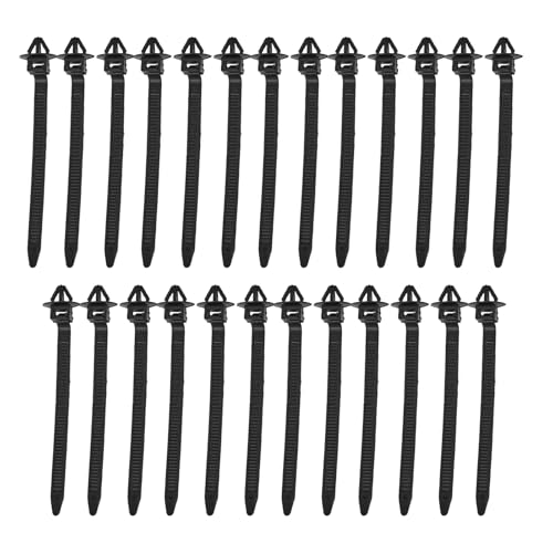 Qidures �P�[�u���^�C�o�b�N�� - 25�̎��ȃ��b�N������~�ߕt�� | �ԗ��z���E�d�C�P�[�u���Œ�p �X�g���b�v,������ �g���b�N RV SUV �{�f�B�p�l�� �C�� ���� �z�[���K���[�W�p