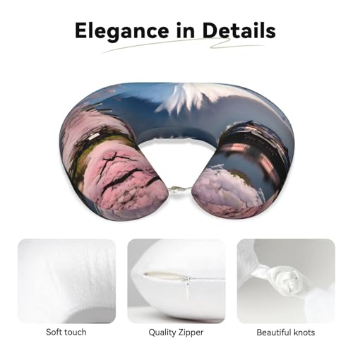Almohada de viaje espuma viscoelástica U-shaped 30x25 cm miniatura 3
