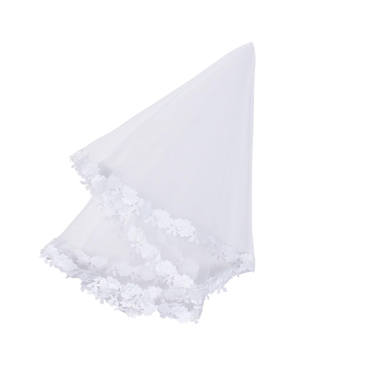 Elegante Velo da Sposa in Rete con Fascia per Capelli Bianca, Lunghezza 1,5 m per Matrimonio