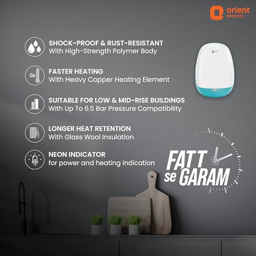 Orient |5.9L instant water heater|High grade SS tank - Image 4