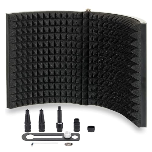 Foldable Mic Isolation Shield