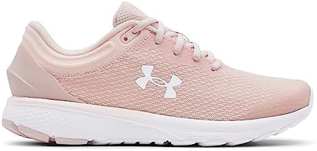 Under Armour Women's Charged Escape 3 Big Logo Running Shoe, Micro Pink (602)/Micro Pink, 6 | Image 1