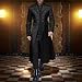 Steampunk Mantel Herren Mittelalter Elegant Jacke Renaissance Frack - Gothic Mantel Herren Lang Vintage Einfarbig Trenchcoat Viktorianische Slim Gehrock Cosplay Kostüm Für Karneval Halloween