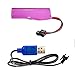 BEZGAR Spare Parts Accessories - 3.7V 600mAh Rechargeable Li-ion Battery (1) + USB Charging Cable (1) TD141 Remote Control Car(New Version)