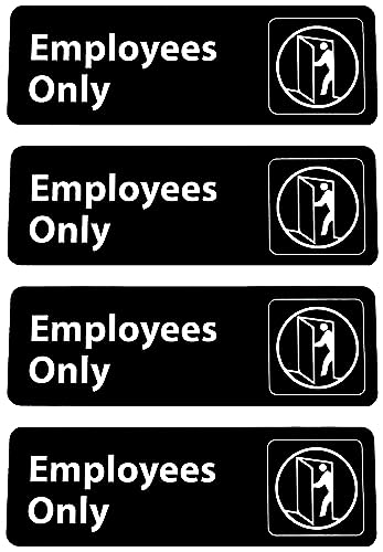 Kraken Sign Co. - Employees Only Sign With Adhesive - 9