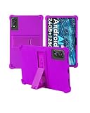 for Nexall N90 12 Inch Tablet Case,BOVUGAC Adjustable Stand Shockproof Easy Installation Slim and Lightweight Premium Silicone Protective Shell for Nexall N90 12" Case Cover.(Purple)