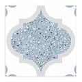 Peel & Stick Floor Tile Stickers Vinyl Flooring for Kitchen Bathroom Pet House and More, Waterproof Removable 8x8 inches 20 Pack (Blue Terrazzo)