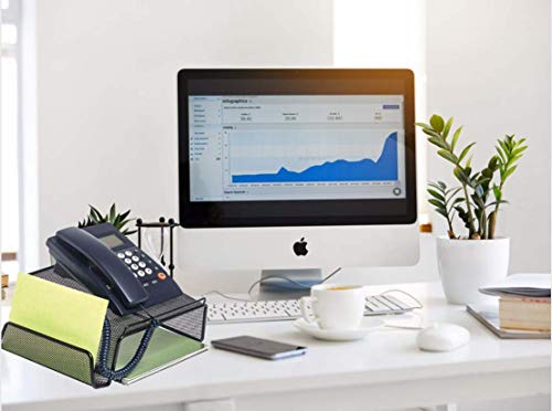 1InTheOffice Telephone Stand Desktop, Mesh - Thumbnail 7
