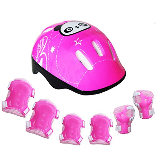 Kinder Fahrradhelm Schutzausrüstung, fahrradhelm, Kleinkindhelm verstellbar für Kinder/Jugendliche/Erwachsene, Knieschoner, ellenbogenschoner, handgelenkschutz, schutzausrüstung Set Skateboard Cover