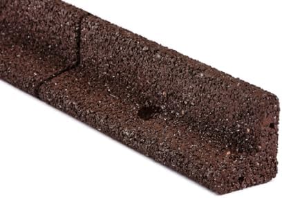 EcoBorder L No-Dig Rubber Landscape Edging with Hardware, 3.125" ...