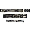 Multifunctional PCB Ruler Printed Circuit Board Ruler 25cm/10Inch 20cm/7inch 15cm/6inch Resistor Capacitor Chip IC Measuring Tool DIY Kit 3Pcs/1Set