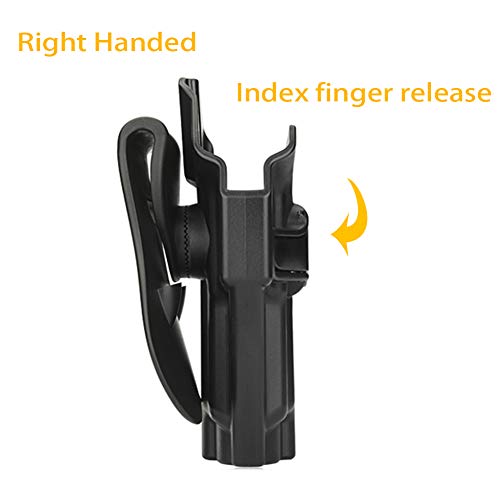 Bedone Owb P226 Holster Compatible With Sig Sauer P226 Nitron/P226 Legion/P226 Mk25 Full Size, Sig P220, Tactical Polymer Gun Holster, 360° Adjustable Paddle & Fast Draw - Right Handed #TOP3